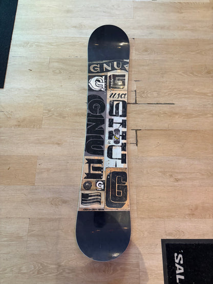 USED GNU Carbon Credit BTX Snowboard 156W