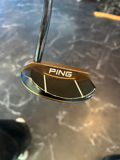 USED Ping Heppler Piper Armlock putter 38” RH black dot