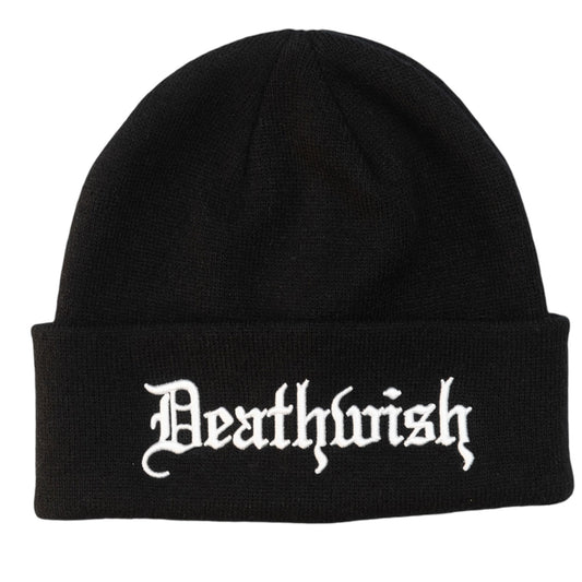 Deathwish - Beanie, Old English. Black