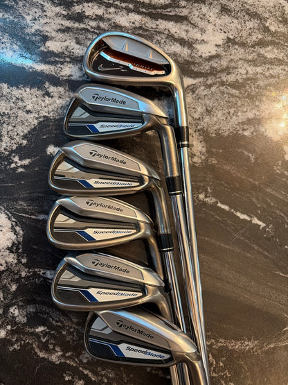 USED TaylorMade SpeedBlade Iron Set 6pcs(4,5,6,7,8,P)RH