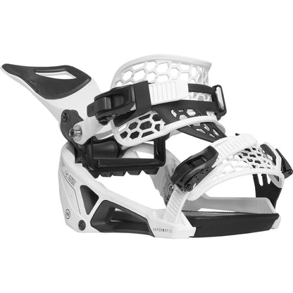 Nidecker - Snowboard Bindings, Supermatic. White. 2025