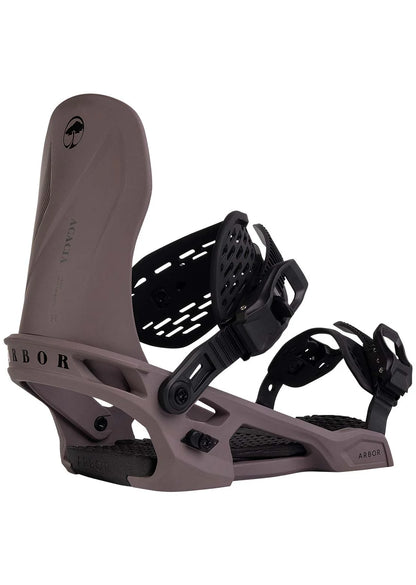 Arbor - Demo Snowboard Bindings, Acacia , Women’s , Small , Purple