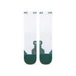 Stance - Fairway Ribbed Crew Socks, White