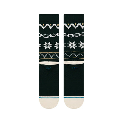 Stance Socks - Break The Season Crew Socks, Pine