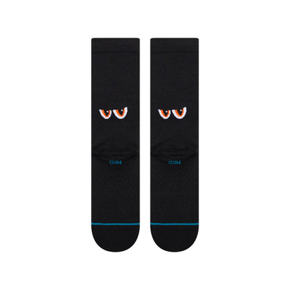 Stance Socks-  Neighborly Crew Socks, Black