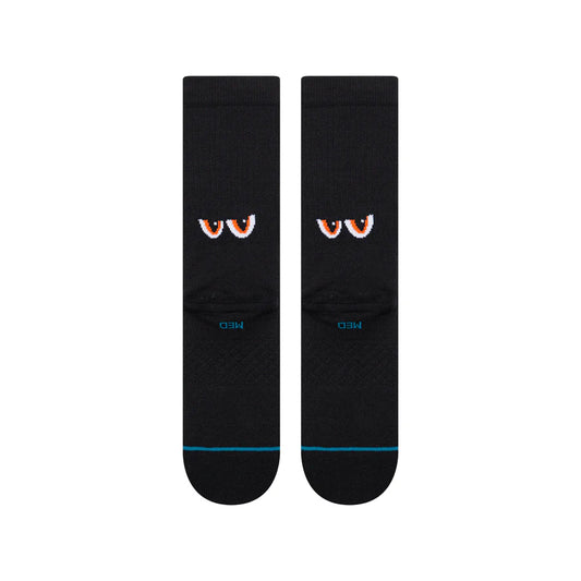 Stance Socks-  Neighborly Crew Socks, Black