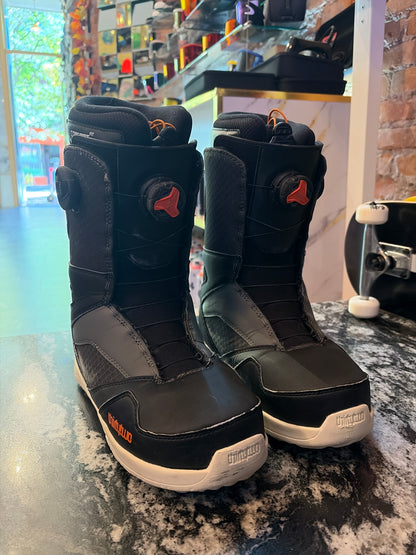 USED ThirtyTwo STW Double Boa Snowboard Boots Mens 9.5