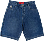 Loviah - Jhorts, Denim Shorts. Indigo Medium Wash