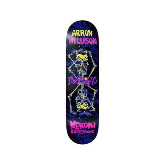Heroin Skateboards Aaron Wilson Knock Off 8.5 x 32 Deck
