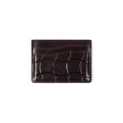 Dime - Cardholder, Classic Quilted. Black Butterscotch.