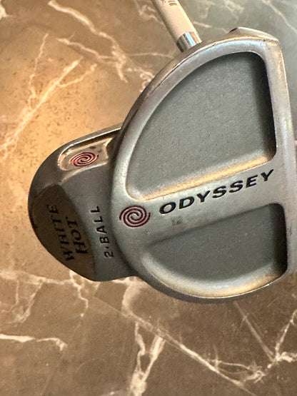 USED Odyessey White Hot 2 Ball Putter LH
