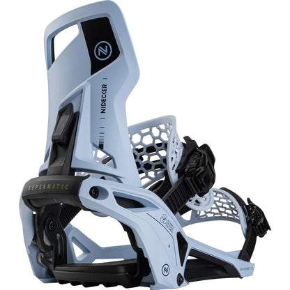 Nidecker - Snowboard Bindings, Supermatic. Cannon Blue. 2025