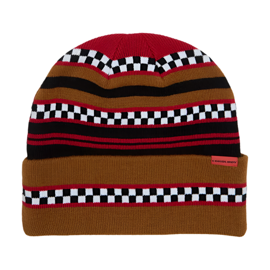 Corduroy - Beanie, Checkstripe