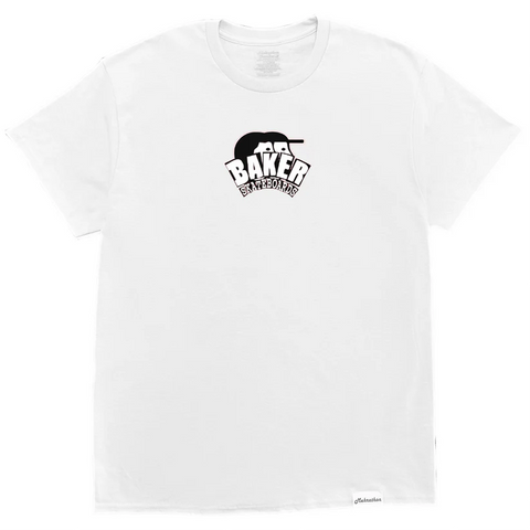 Baker - Shirt, Baker X Mehrathon. Arch Logo WHT/BLK