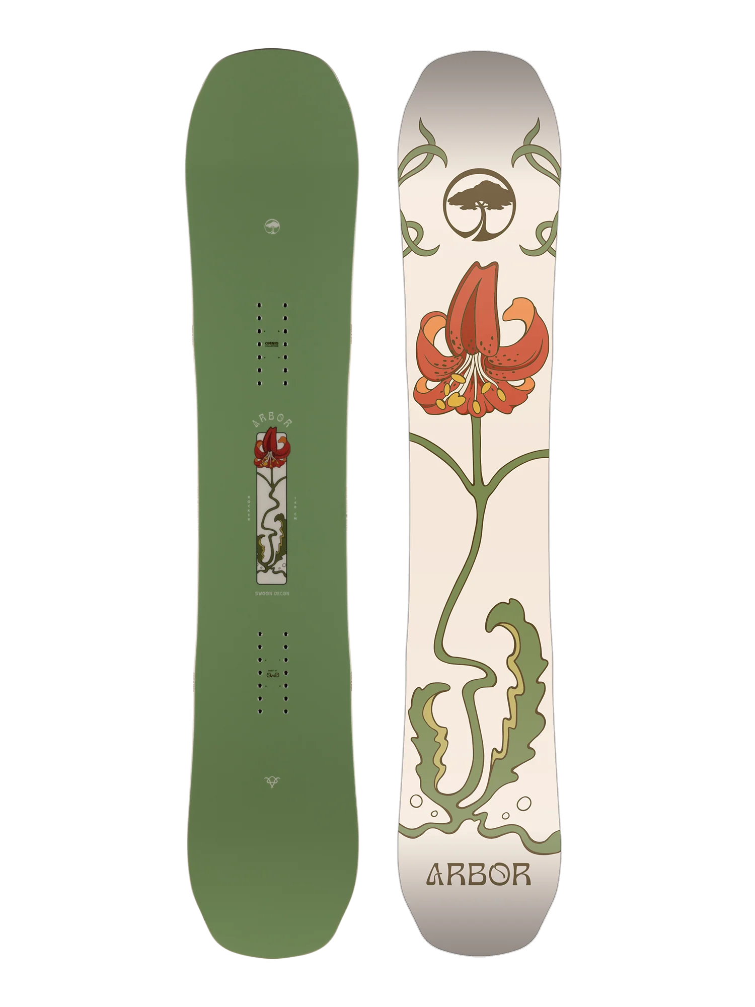 Arbor - Women’s Snowboard, Swoon Rocker Decon. 2025