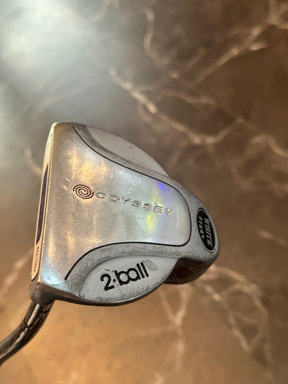 USED Odyssey White Steel 2Ball Putter LH