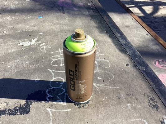 Montana Gold - FLUORESCENT , Flash Yellow , Spray Paint, 400ml