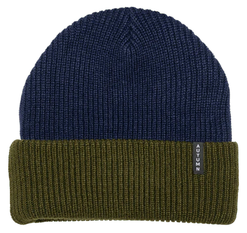 Autumn - Beanie, Blocked. Navy.