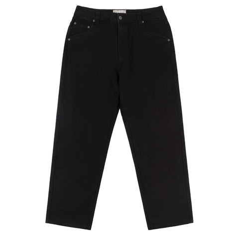 Dime - Pants, Classic Relaxed Denim. BLK