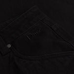 Dime - Pants, Classic Relaxed Denim. BLK