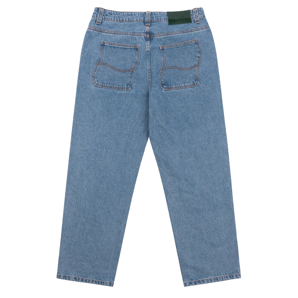 Dime - Pants, Classic Relaxed Denim. BLU Washed – The Local Dime - Pants, Classic Relaxed Denim. BLU Washed – The Local