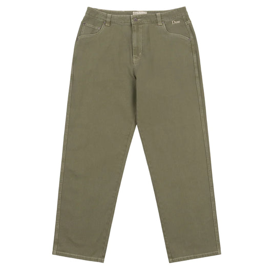 Dime - Pants, Classic Relaxed Denim. GRN Washed