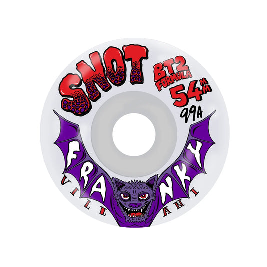 SNOT - Franky Villani Conical 54mm 99A BT2 Wheels CLEAR