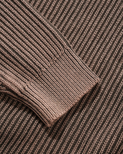 Butter Goods - Bleach Knit Sweater, Brown