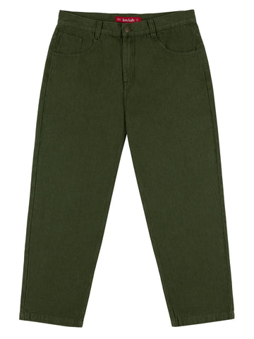 Loviah - Pants, 5 Pocket Denim. Army