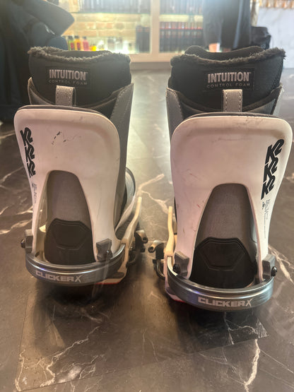 K2 - Women's Snowboard Boots, Kinsley Clicker Boot & Binding Combo