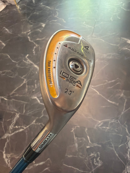 USED Adams GOlf Idea Pro Tour Prototype 4 Hybrid 23 Degree RH