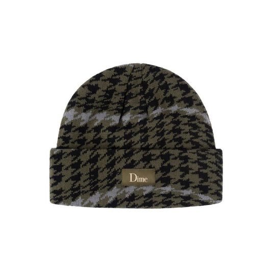 Dime - Beanie, Wave Tooth Cuff. Army Green