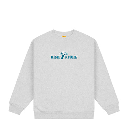 Dime - Crewneck, Reno. Heather Grey