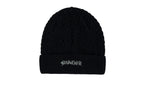 Pre Order - SOUVENIR - CABLE KNIT BEANIE BLACK