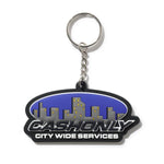 Cash Only - City Wide Key Chain - Black