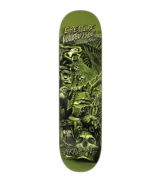 CREATURE VX EVERSLICK DECK GRAVETTE VOODOO  ISLE 2 8"