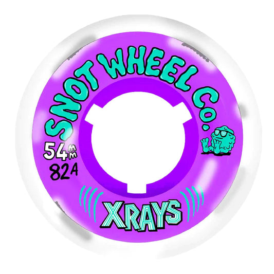 Snot - Wheels, X-rays 54mm 85A, Clear/Purple