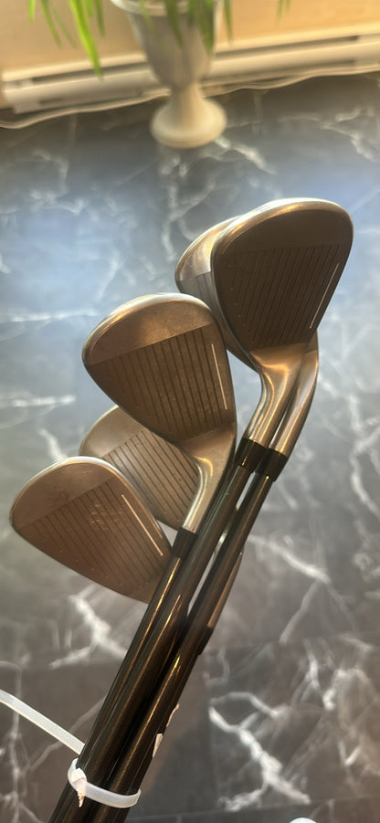 USED LH Cobra Fly-Z S Iron set 6-Pw senior flex