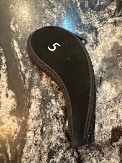 USED Black #5 Iron Head Cover