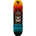 Powell Peralta Andy Anderson Heron Skull Flight Skateboard Deck Shape 289 8.45