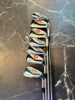 USED Mint TaylorMade R11 Iron set 5-Aw 7 clubs RH R-flex