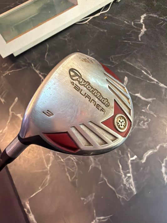 USED TaylorMade Burner #3 Wood 15 Degree LH w/Cover