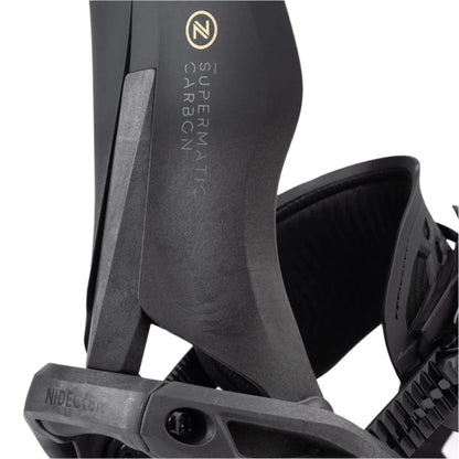 Nidecker - Snowboard Bindings, Supermatic. Carbon Black. 2026