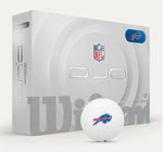 Wilson Golf Duo Soft NFL White Buffalo, 12 Ball
