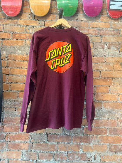 Santa Cruz- Long Sleeve Shirt, Red Dot