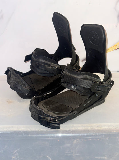 Used Ride A9 Snowboard Bindings S/M