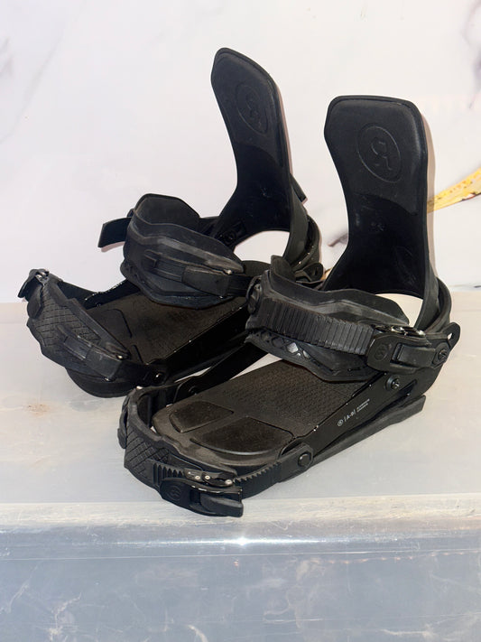 Used Ride A9 Snowboard Bindings S/M