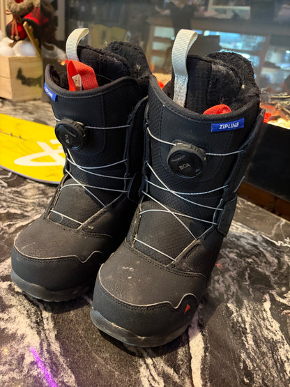 Used Burton Zipline Boa kids 4