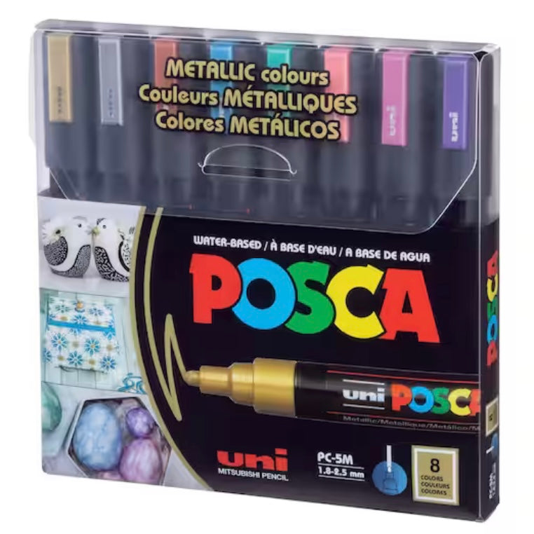 Posca Water Based Paint Markers, PC-5M Set/8 – The Local Skate Shop