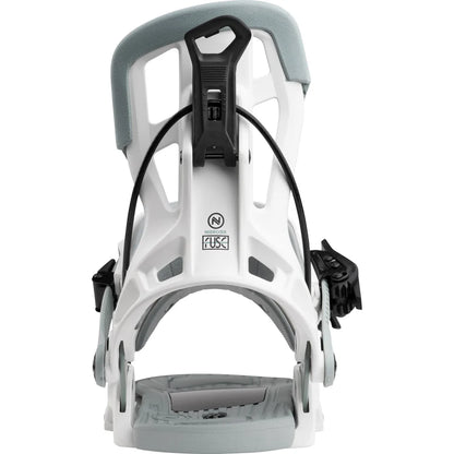 Nidecker - Unisex Snowboard Bindings, Flow Nexus. White. 2025